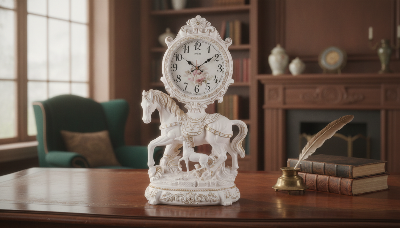 Antique European Resin Standing Pendulum Clock Guide