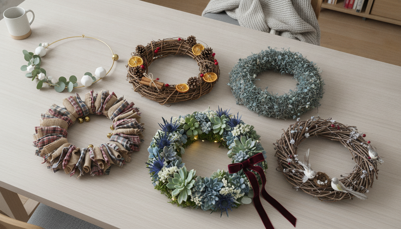 6 Unique Christmas Wreath Ideas (Modern to Rustic)